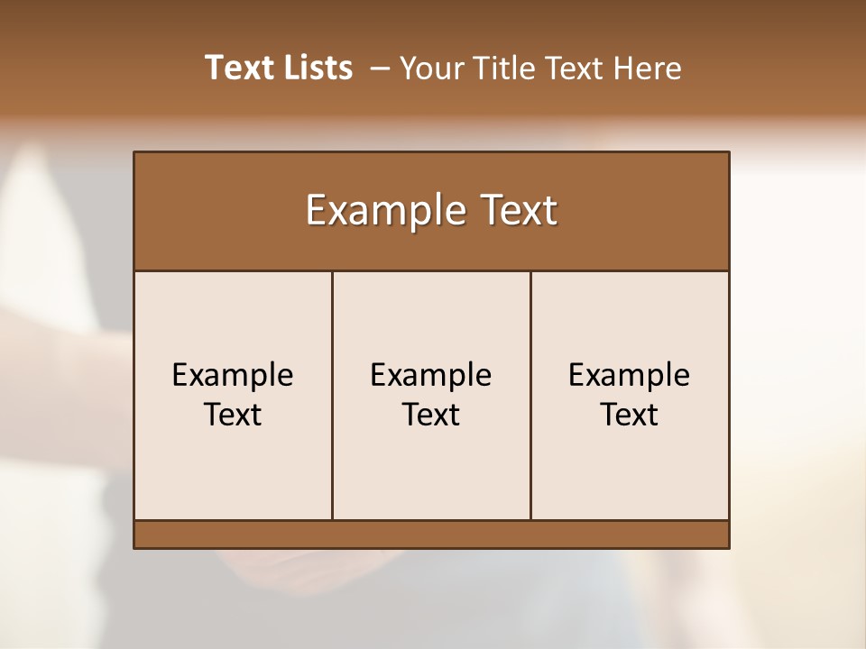 Smartphone Hand Looking PowerPoint Template