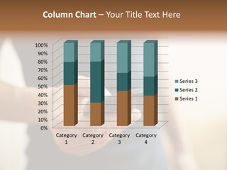 Smartphone Hand Looking PowerPoint Template