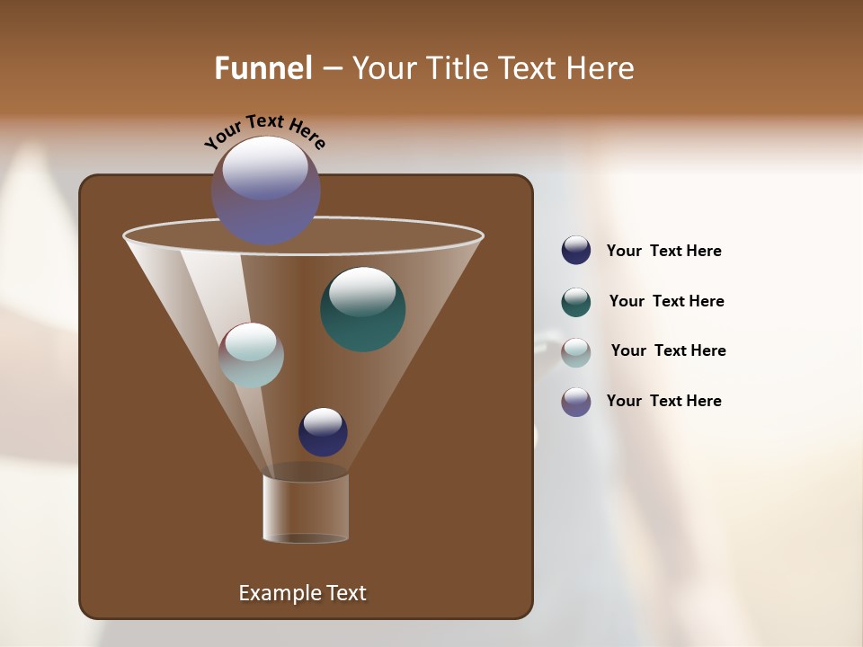 Smartphone Hand Looking PowerPoint Template