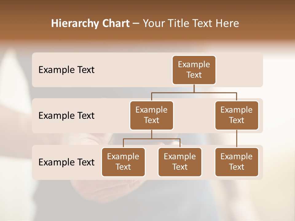 Smartphone Hand Looking PowerPoint Template