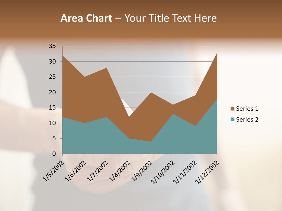 Smartphone Hand Looking PowerPoint Template