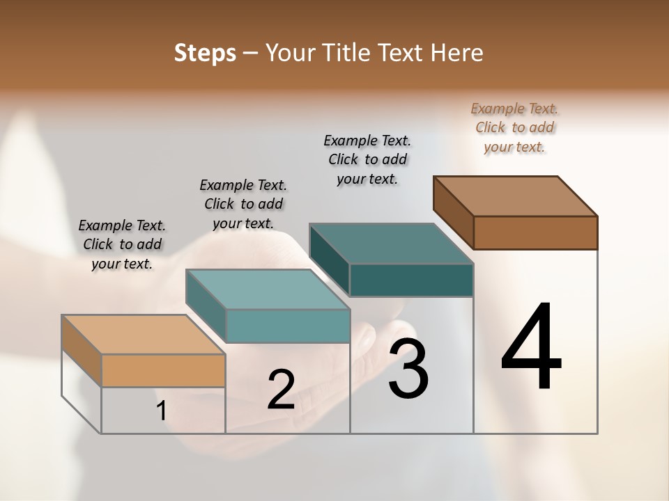 Smartphone Hand Looking PowerPoint Template