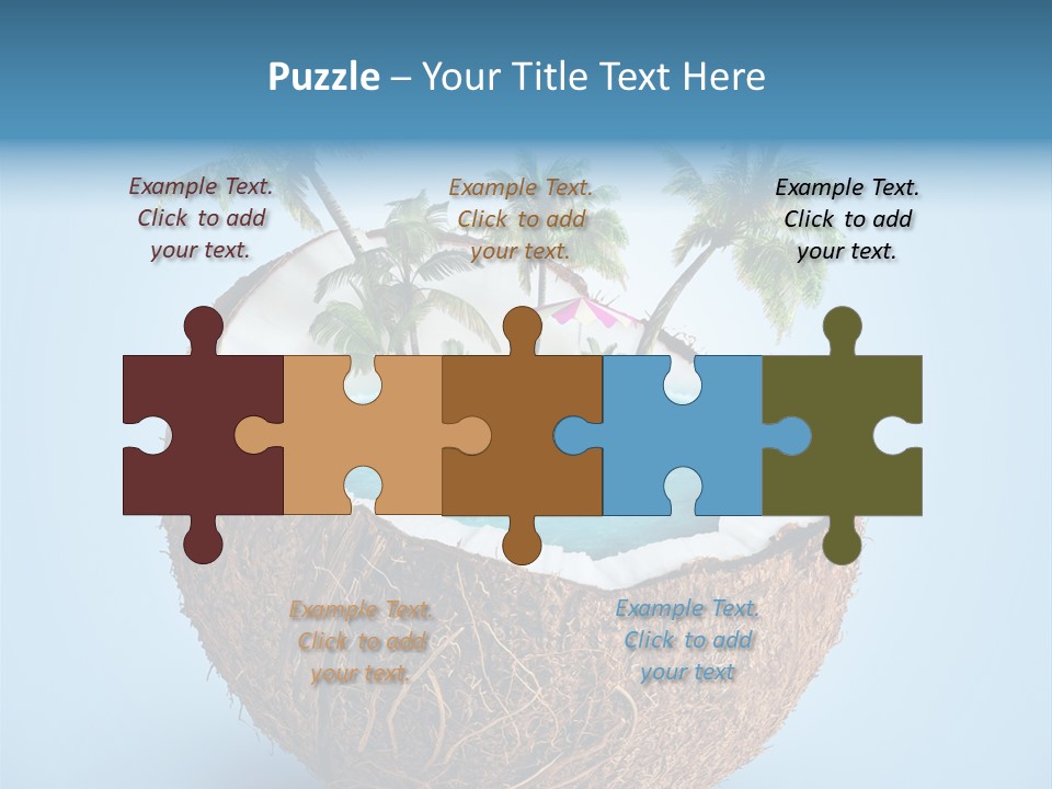 Blue Tourist Journey PowerPoint Template