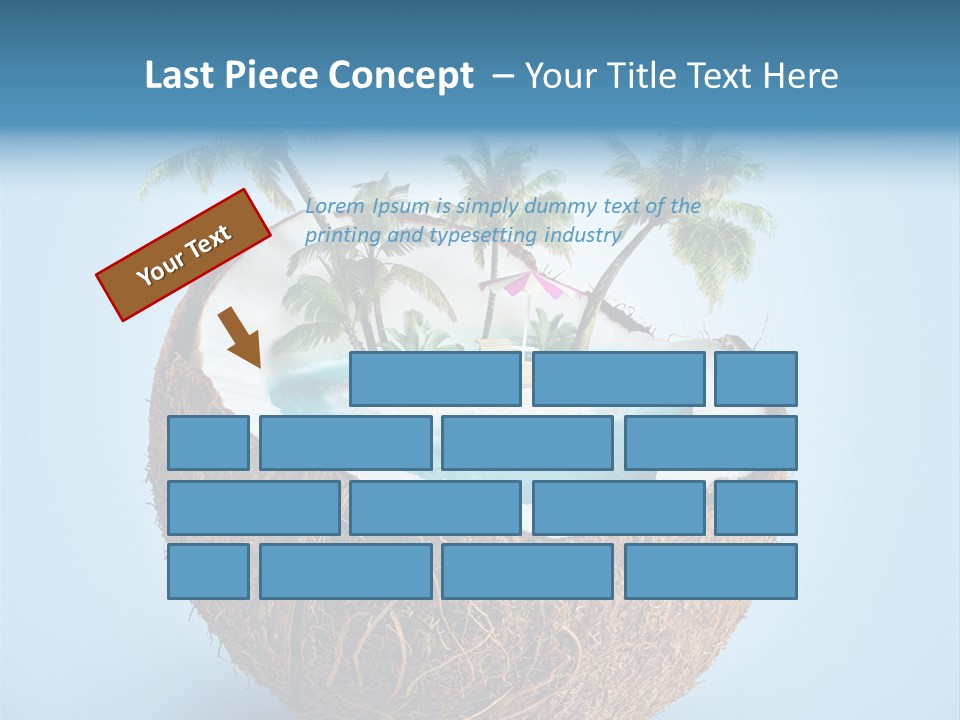 Blue Tourist Journey PowerPoint Template
