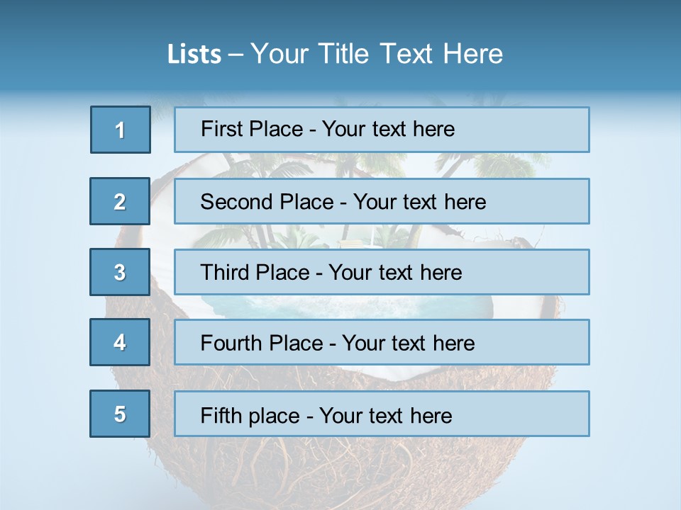 Blue Tourist Journey PowerPoint Template
