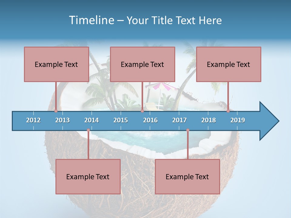 Blue Tourist Journey PowerPoint Template
