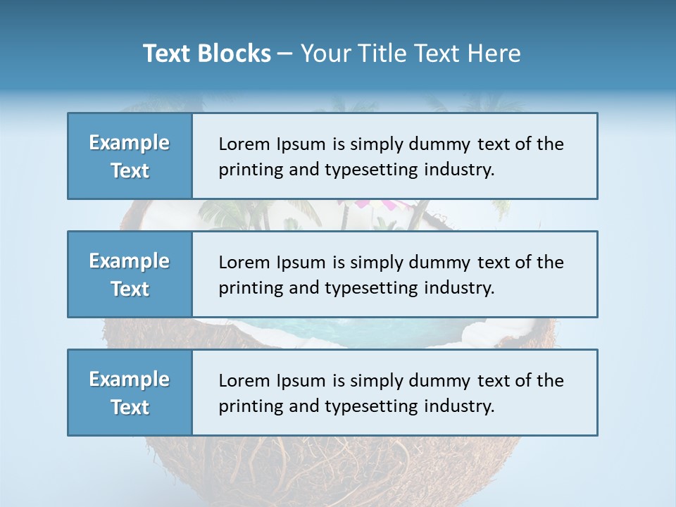 Blue Tourist Journey PowerPoint Template