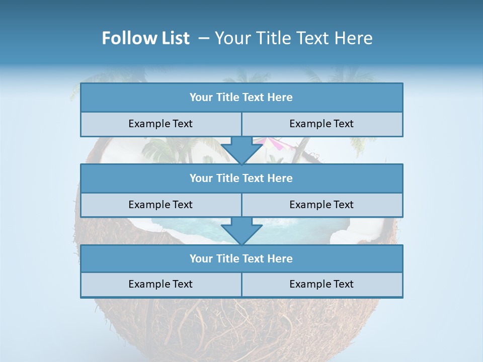 Blue Tourist Journey PowerPoint Template