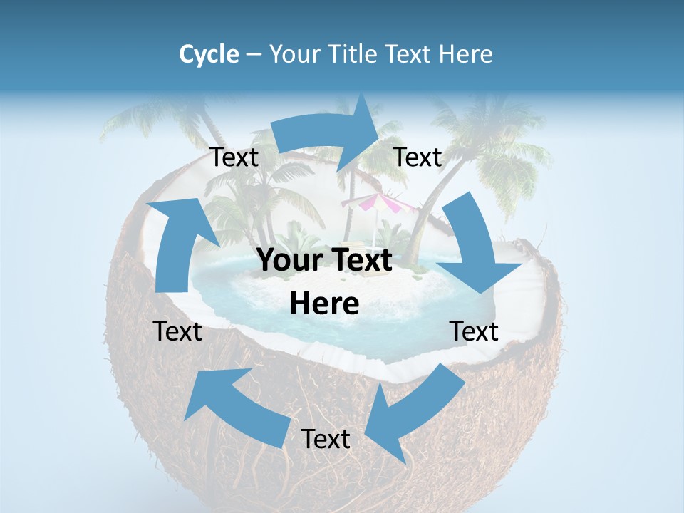 Blue Tourist Journey PowerPoint Template