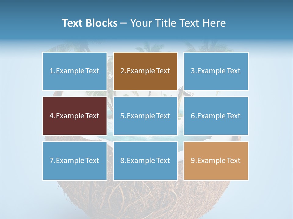 Blue Tourist Journey PowerPoint Template