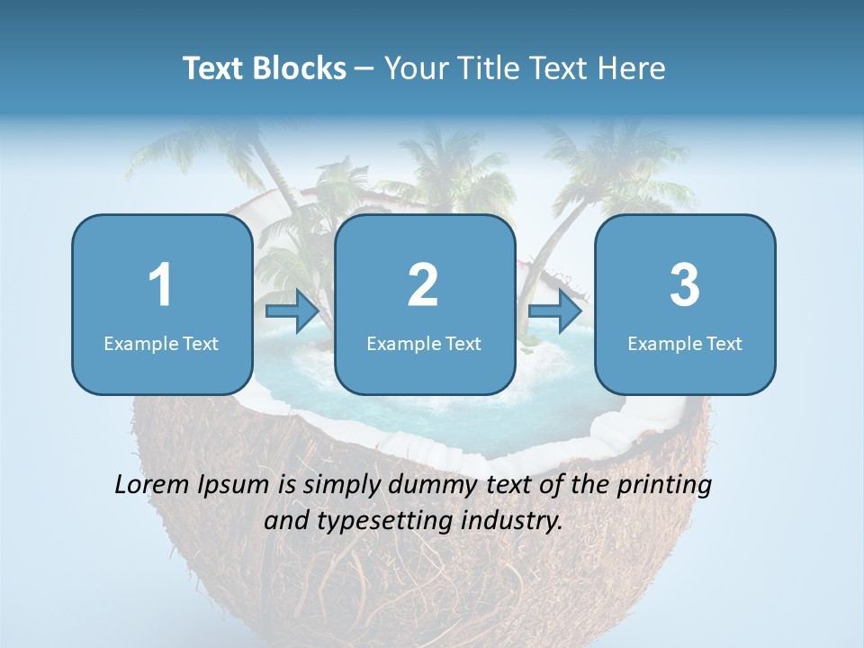 Blue Tourist Journey PowerPoint Template