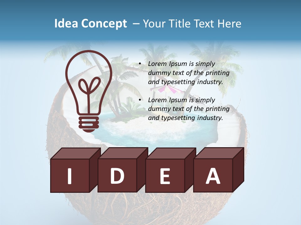 Blue Tourist Journey PowerPoint Template