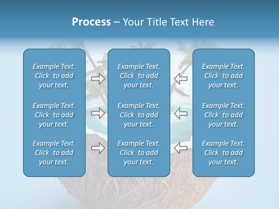 Blue Tourist Journey PowerPoint Template