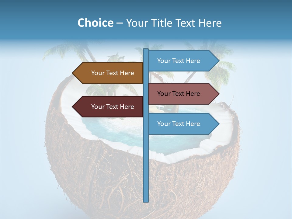 Blue Tourist Journey PowerPoint Template