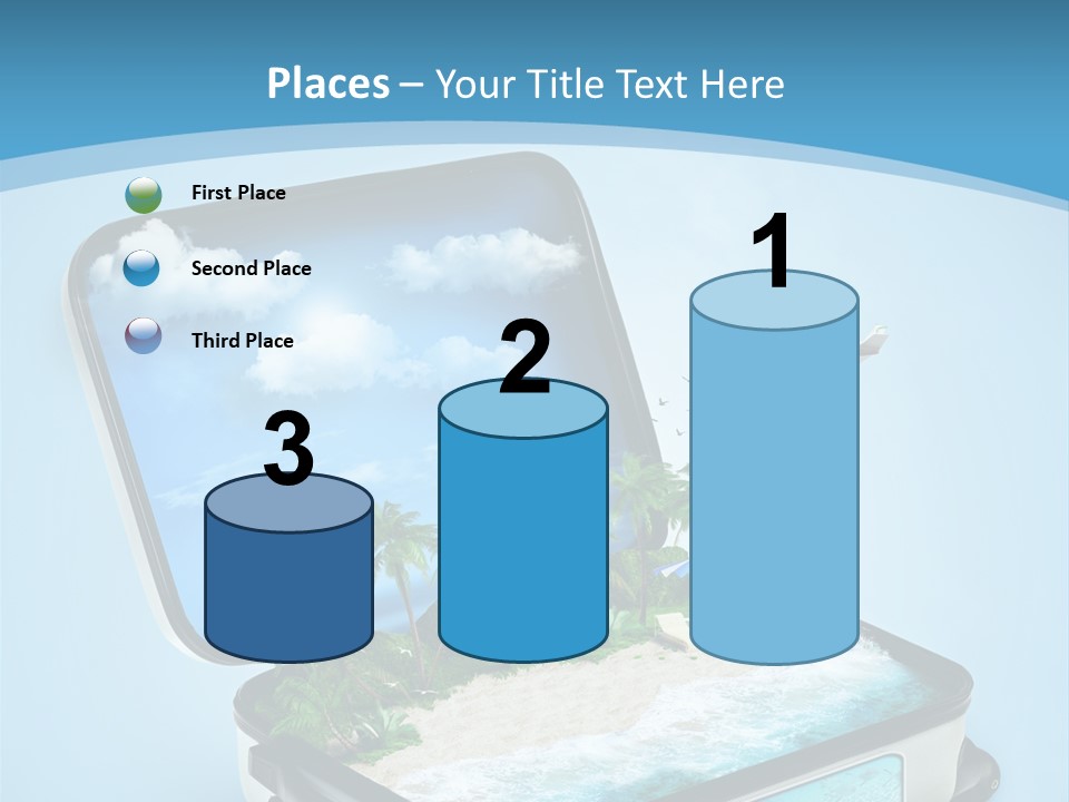 Tropical Heat Bag PowerPoint Template