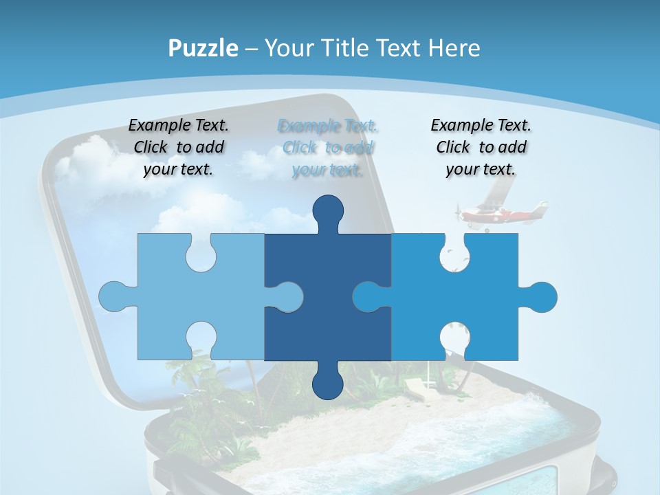 Tropical Heat Bag PowerPoint Template