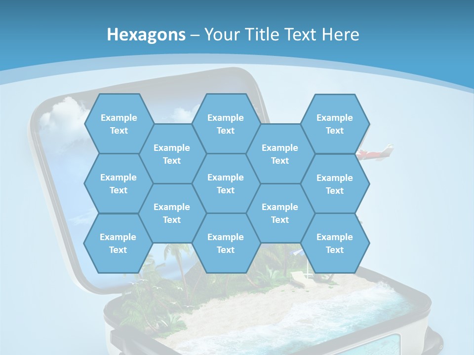 Tropical Heat Bag PowerPoint Template