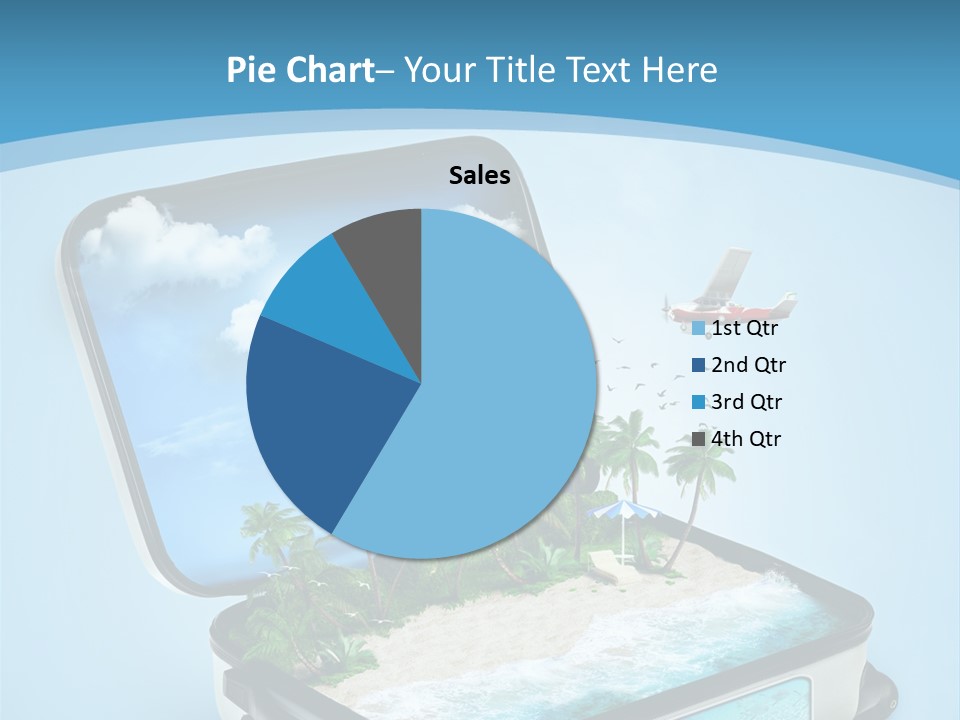 Tropical Heat Bag PowerPoint Template