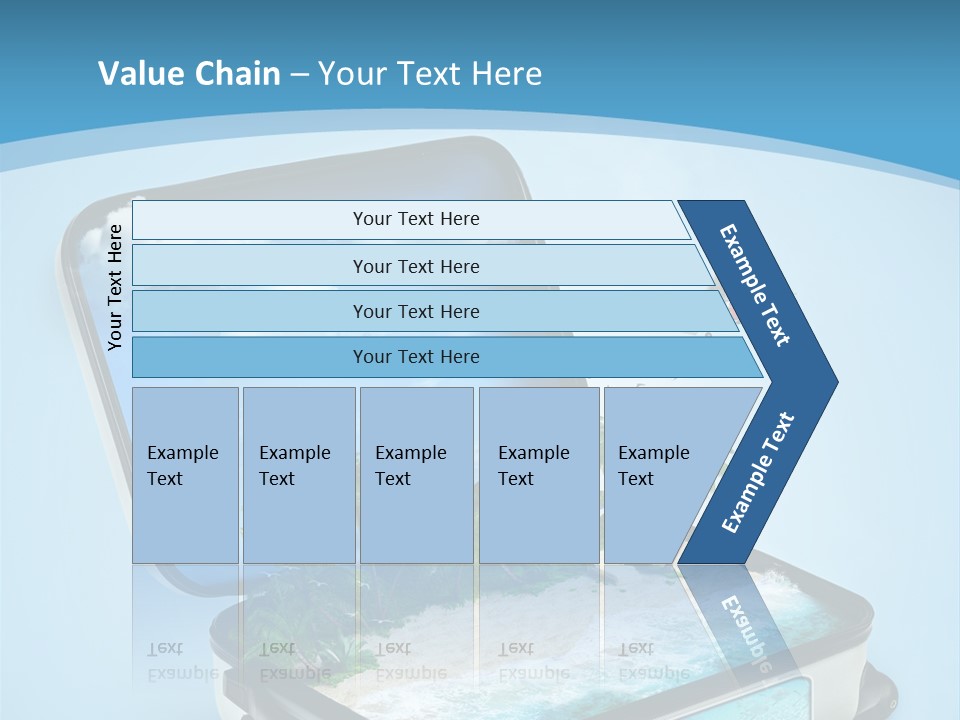 Tropical Heat Bag PowerPoint Template