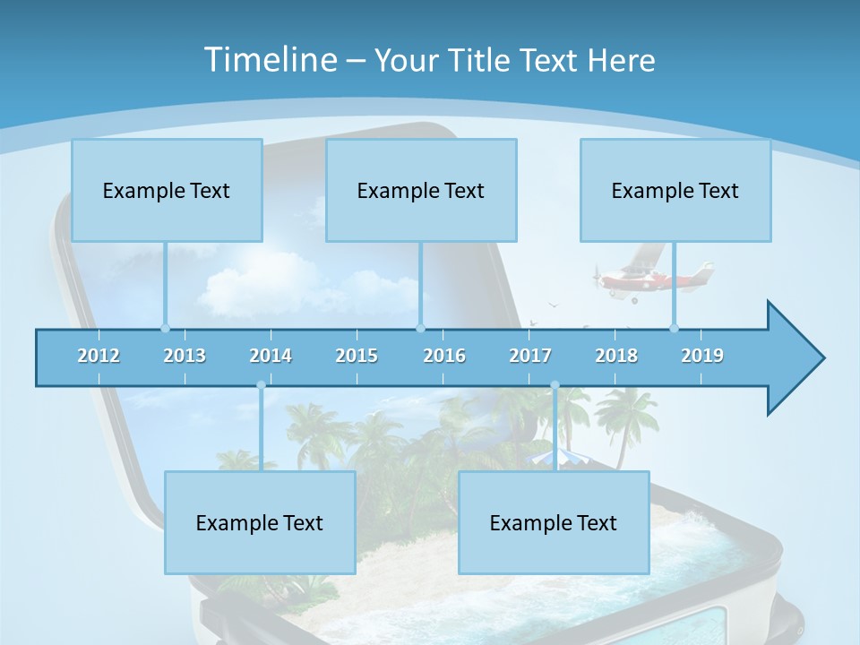Tropical Heat Bag PowerPoint Template