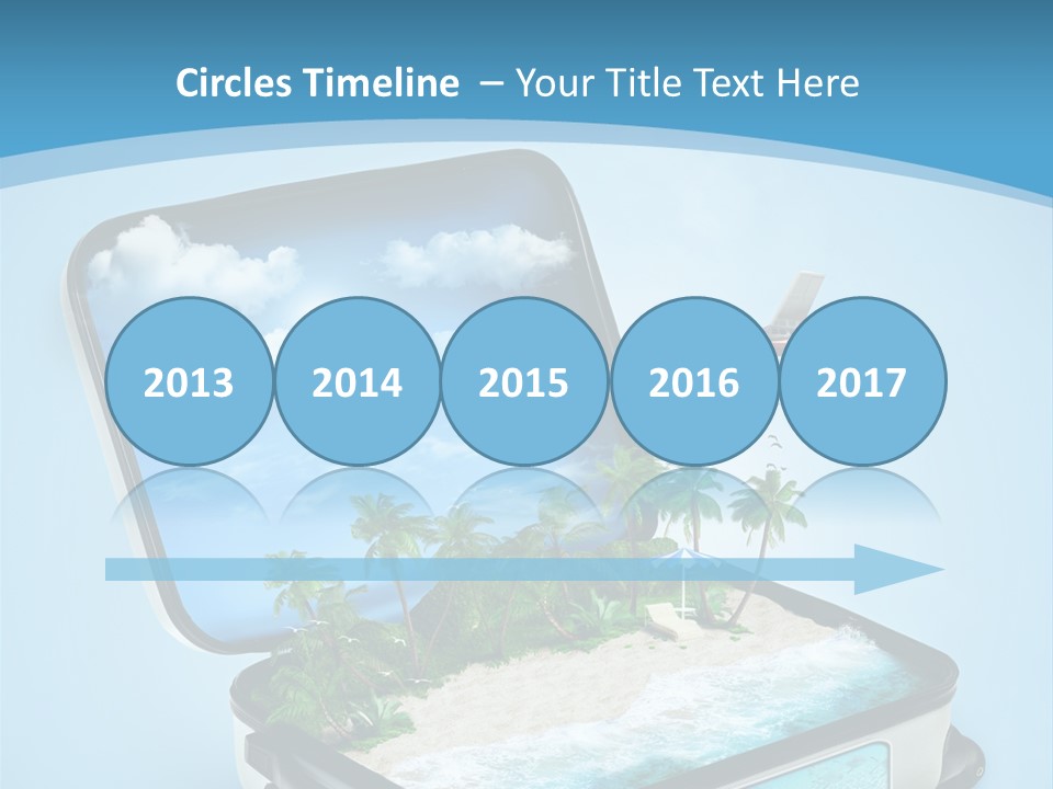 Tropical Heat Bag PowerPoint Template