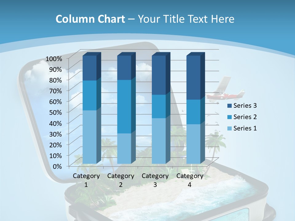 Tropical Heat Bag PowerPoint Template