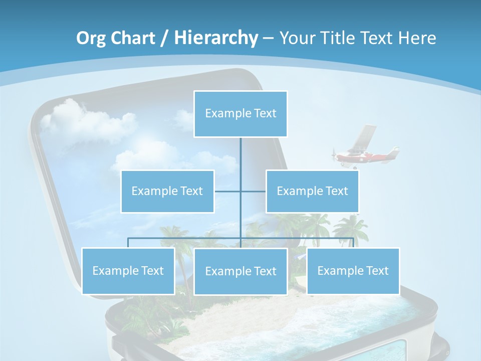 Tropical Heat Bag PowerPoint Template