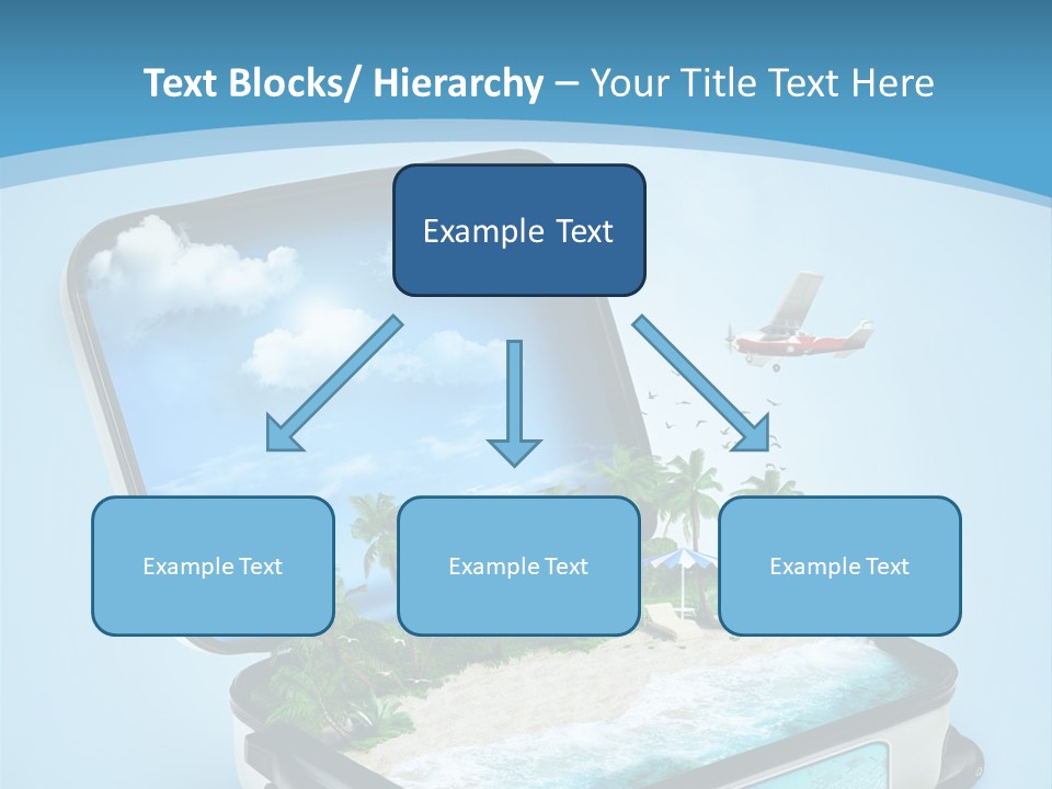 Tropical Heat Bag PowerPoint Template