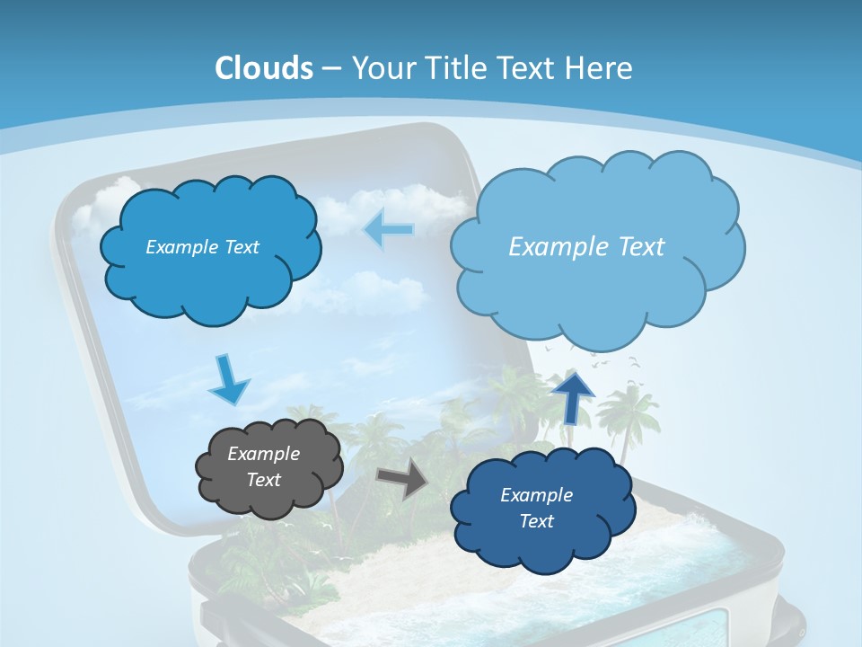 Tropical Heat Bag PowerPoint Template