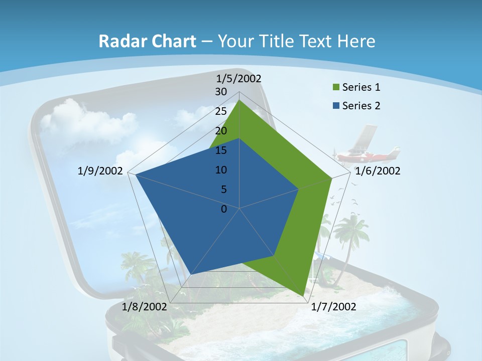 Tropical Heat Bag PowerPoint Template