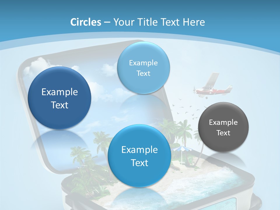 Tropical Heat Bag PowerPoint Template