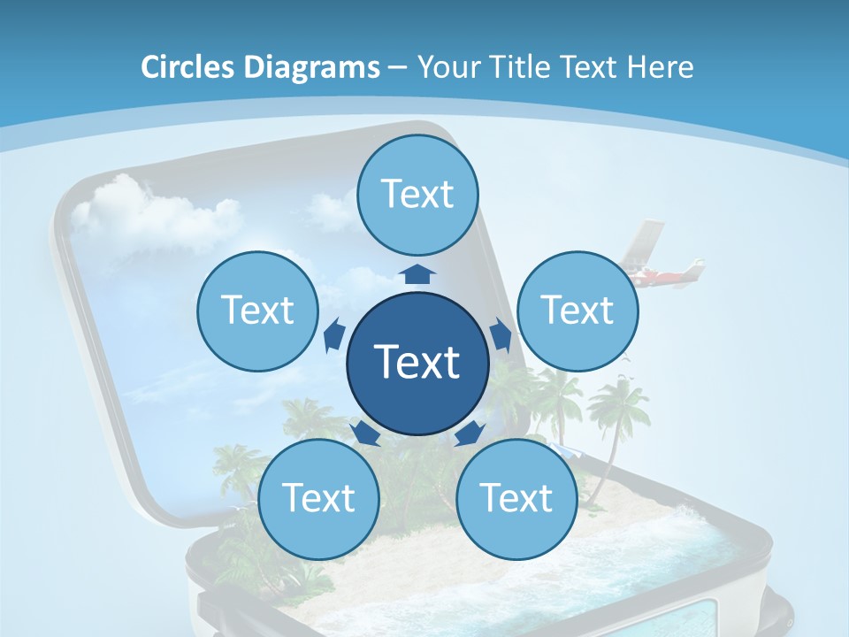 Tropical Heat Bag PowerPoint Template