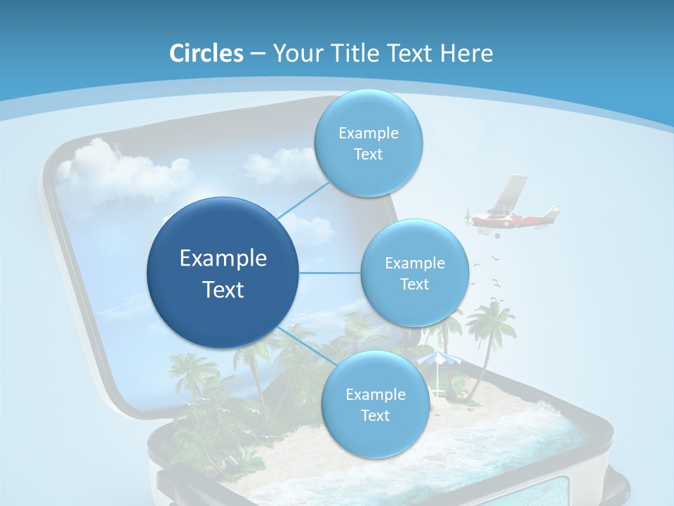 Tropical Heat Bag PowerPoint Template