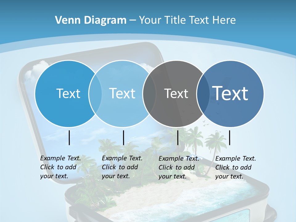 Tropical Heat Bag PowerPoint Template