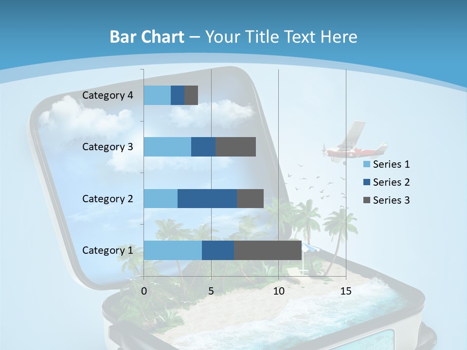Tropical Heat Bag PowerPoint Template