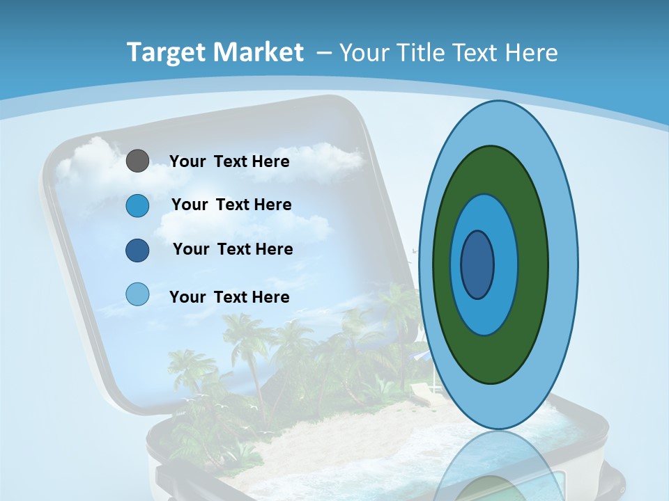 Tropical Heat Bag PowerPoint Template