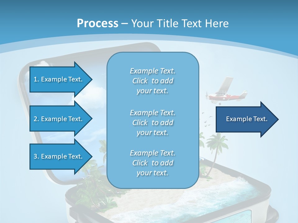 Tropical Heat Bag PowerPoint Template