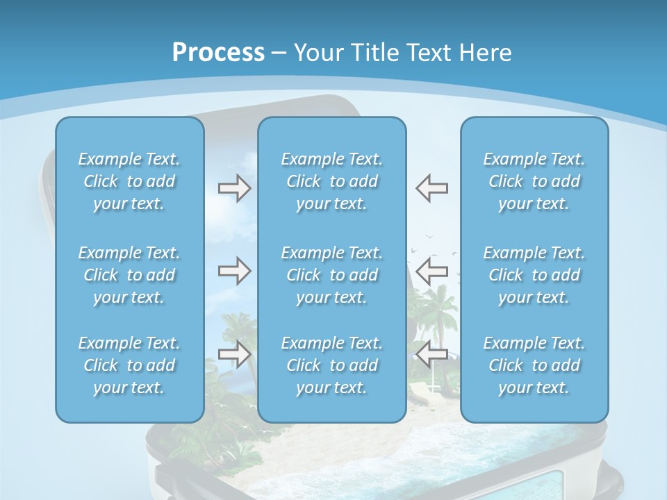 Tropical Heat Bag PowerPoint Template