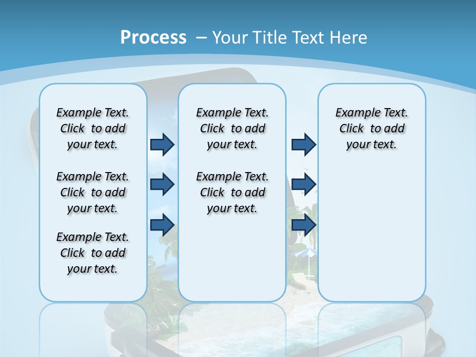 Tropical Heat Bag PowerPoint Template