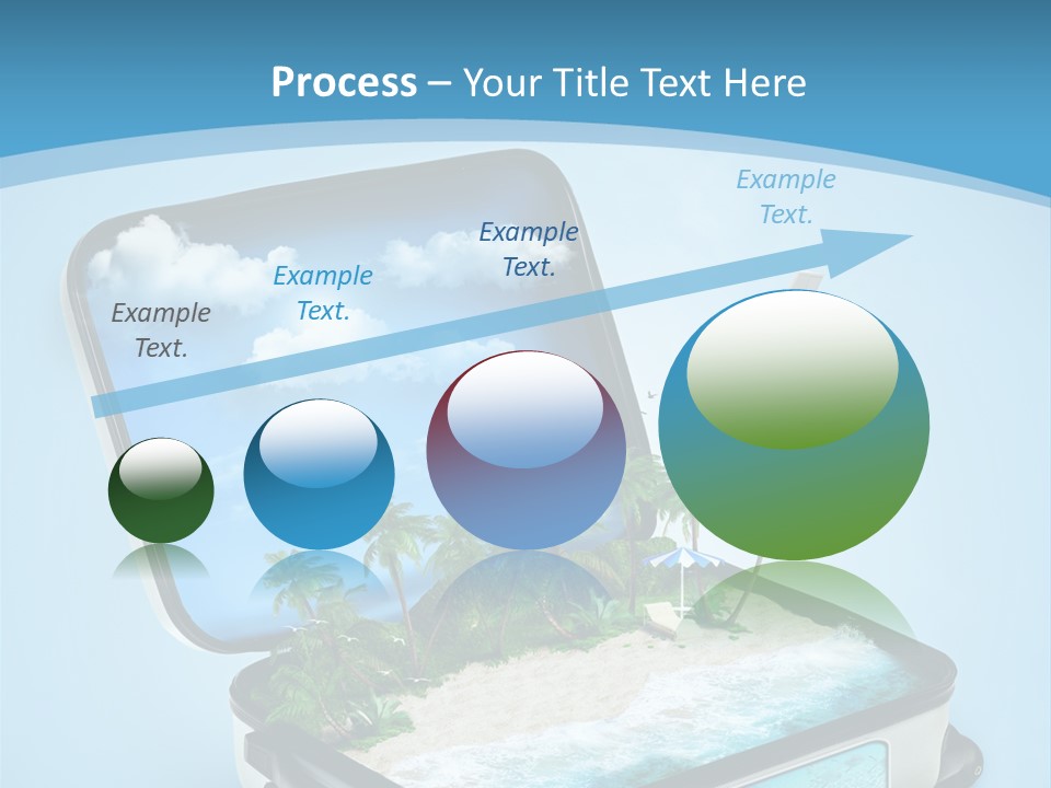 Tropical Heat Bag PowerPoint Template