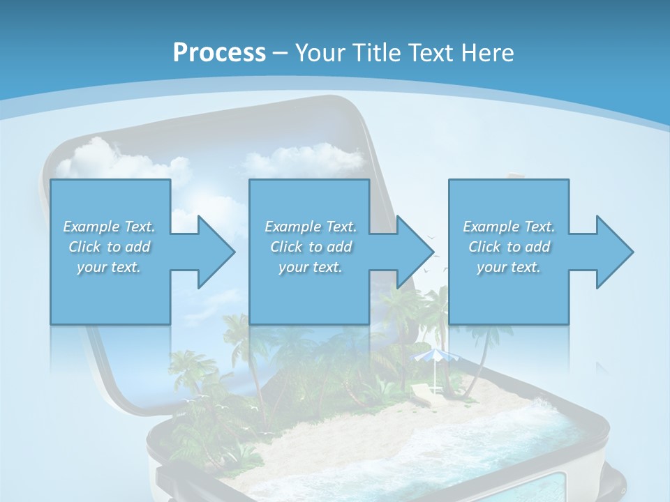 Tropical Heat Bag PowerPoint Template