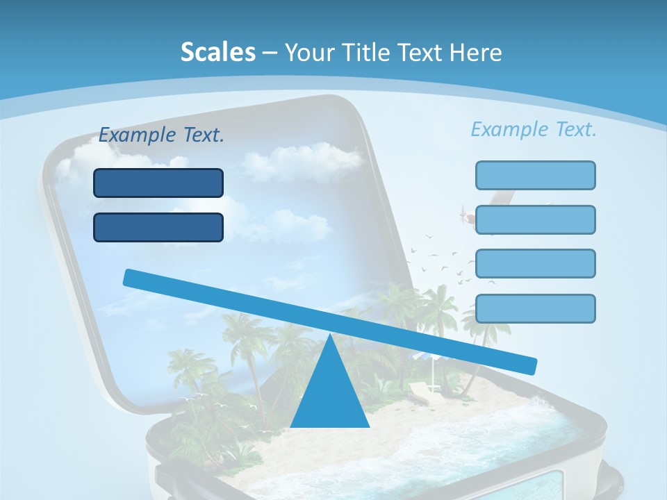 Tropical Heat Bag PowerPoint Template