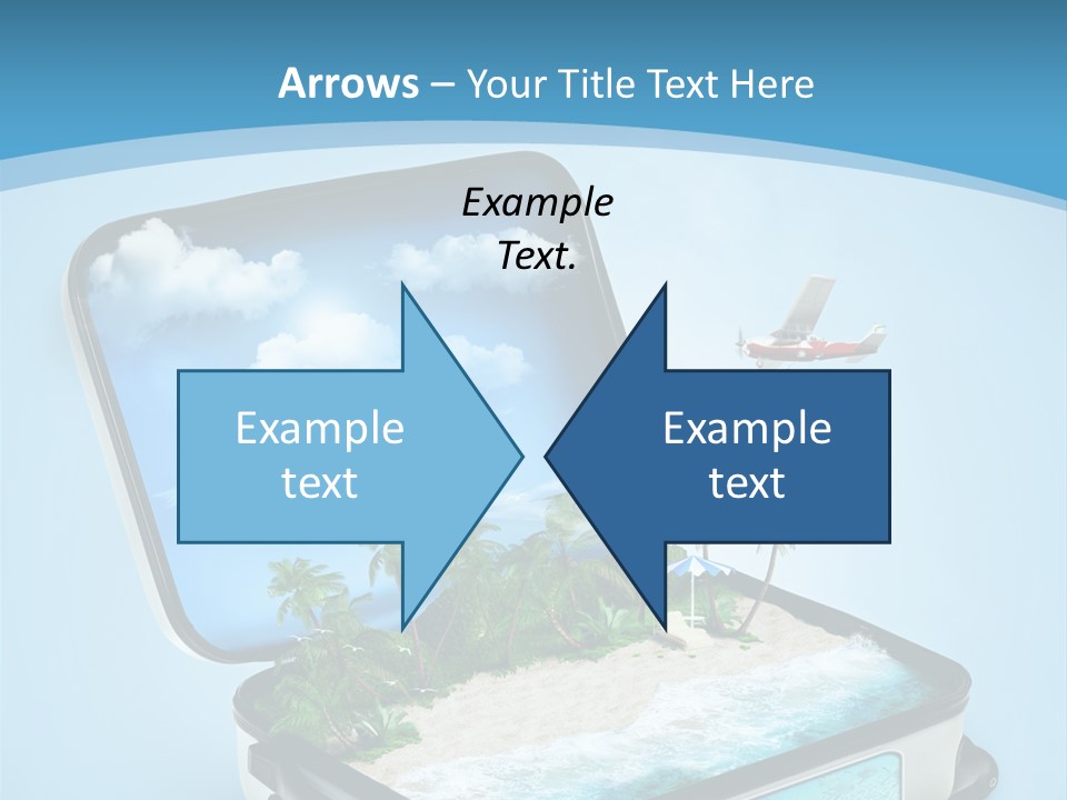 Tropical Heat Bag PowerPoint Template