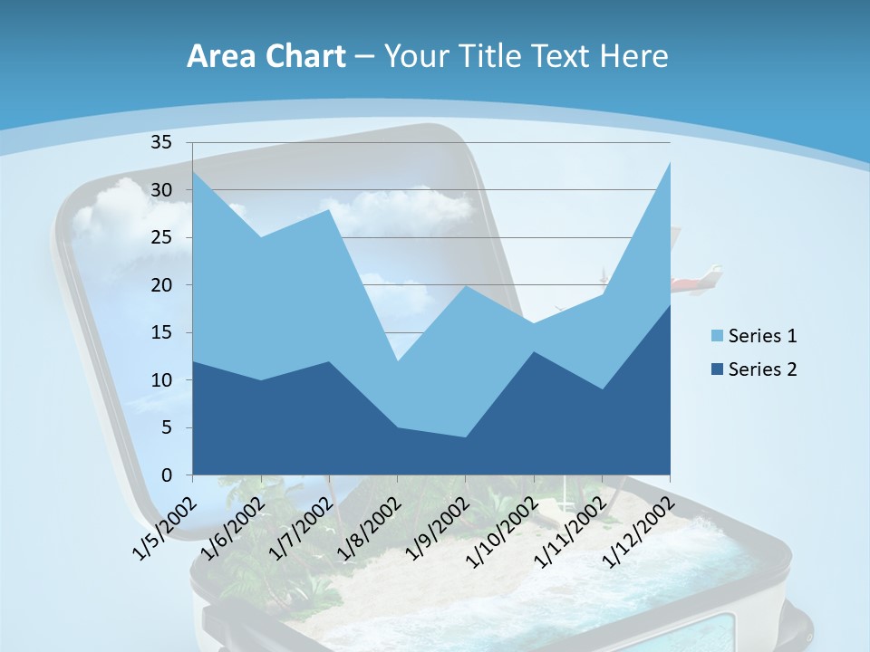 Tropical Heat Bag PowerPoint Template