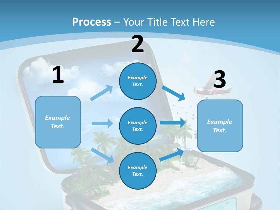 Tropical Heat Bag PowerPoint Template