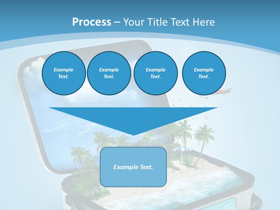 Tropical Heat Bag PowerPoint Template