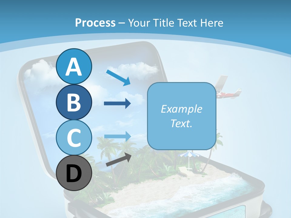 Tropical Heat Bag PowerPoint Template