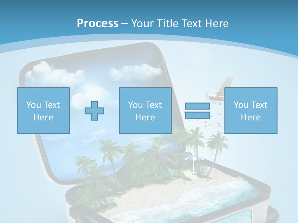 Tropical Heat Bag PowerPoint Template