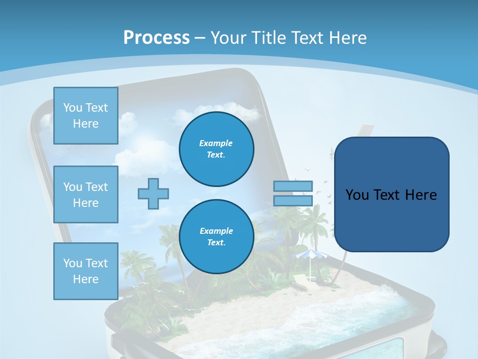 Tropical Heat Bag PowerPoint Template