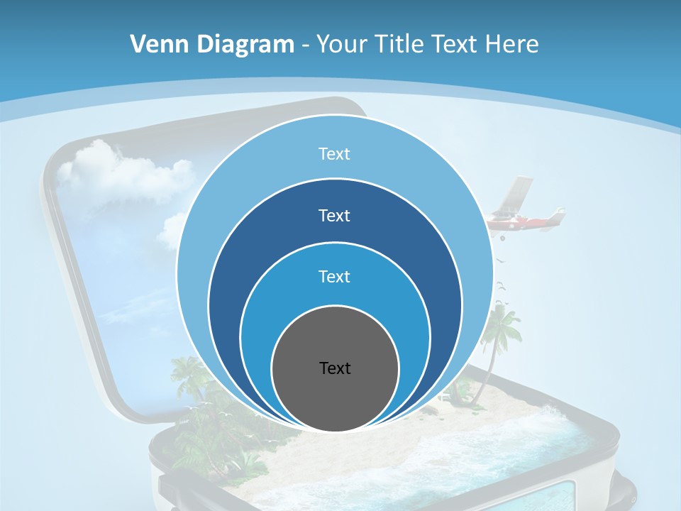Tropical Heat Bag PowerPoint Template